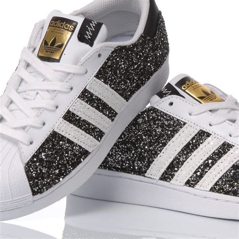 adidas schuhe knöchel damen superstar glitzer|adidas Superstar für Damen .